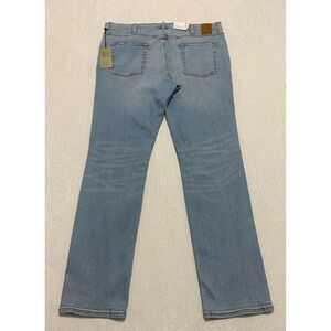 Goodfellow & Co Total Flex Skinny Jeans Mens Size 40×32 Blue Light Wash Whiskers